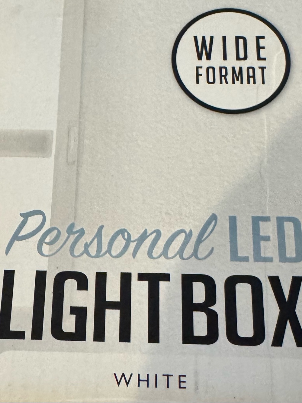 Personal LED Light Box - White